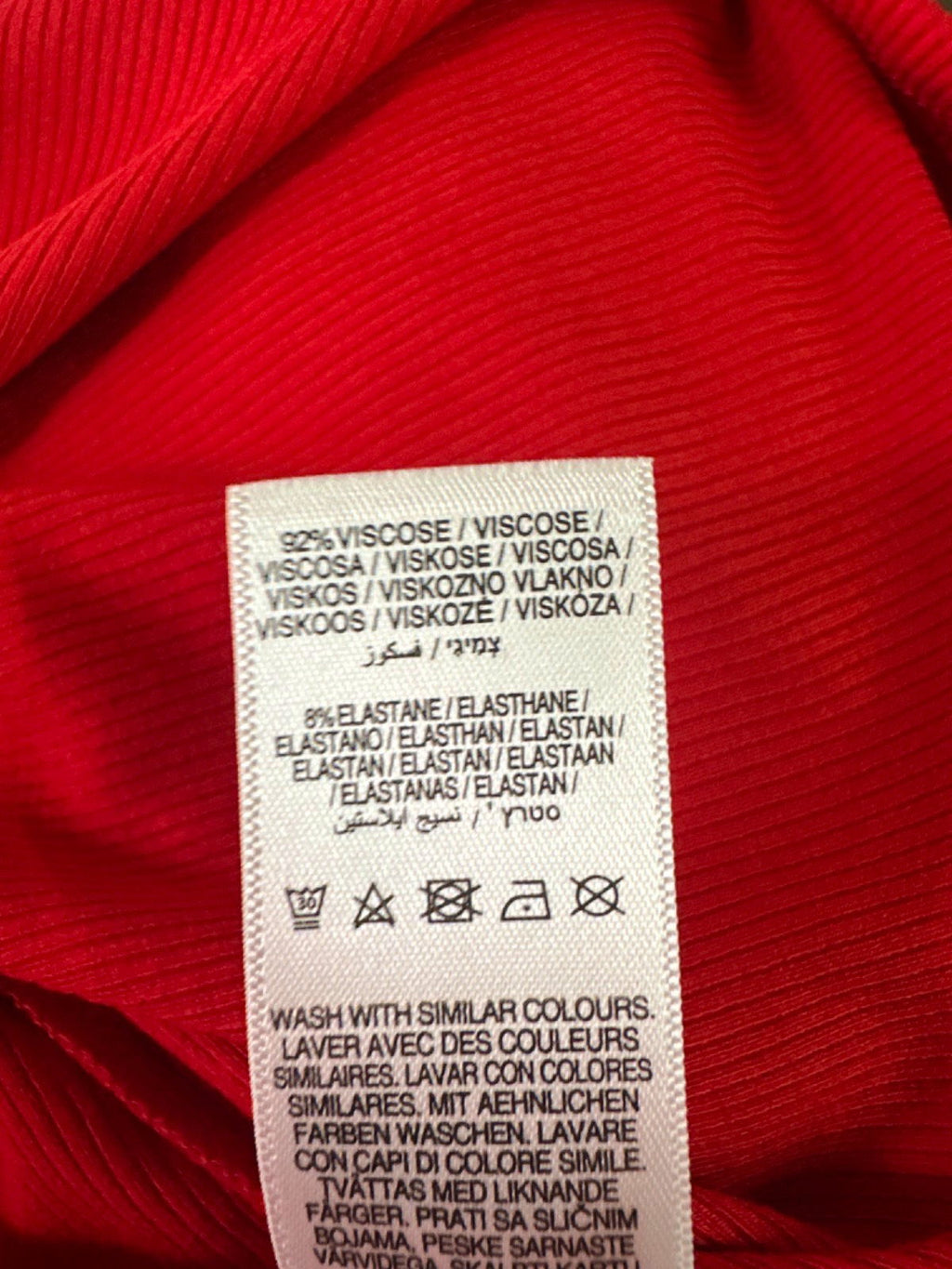 Never Fully Dressed Red Tank Top UK M