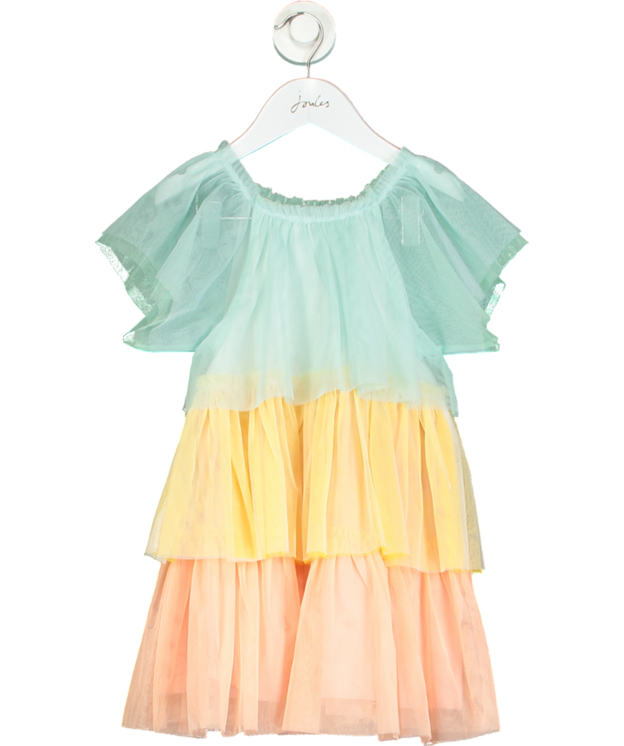 Leigh Tucker Multicoloured Lori Tulle Dress 4 Years