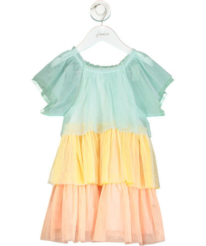 Leigh Tucker Multicoloured Lori Tulle Dress 4 Years