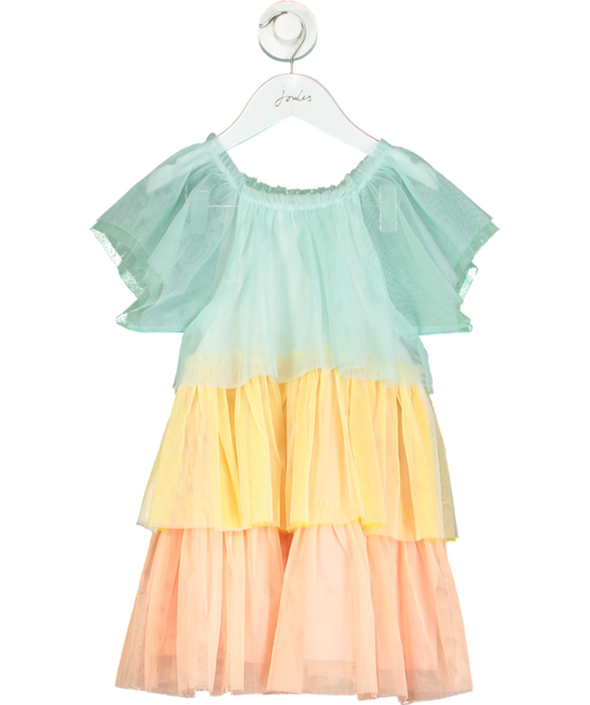 Leigh Tucker Multicoloured Lori Tulle Dress 4 Years