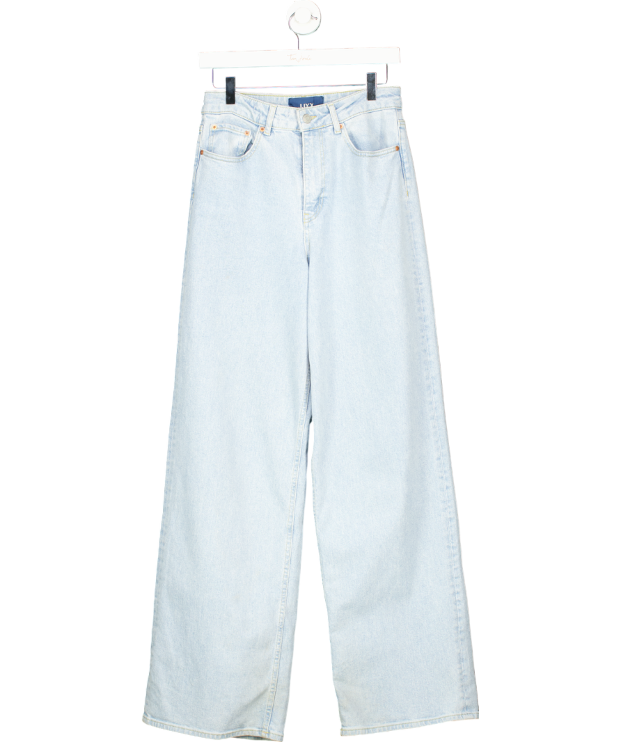 JJXX Blue High Waisted Wide Leg Jeans W28