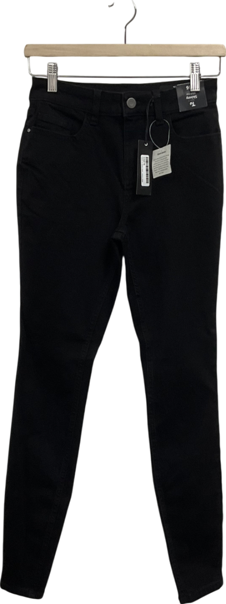 TU sainsburys Black Skinny Mid Rise Jeans UK 8
