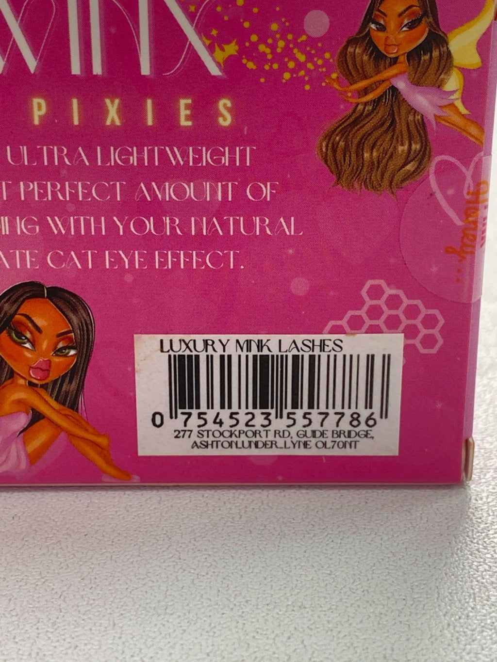 Baby Winx Pink Honey Pixies Luxury Mink Lashes