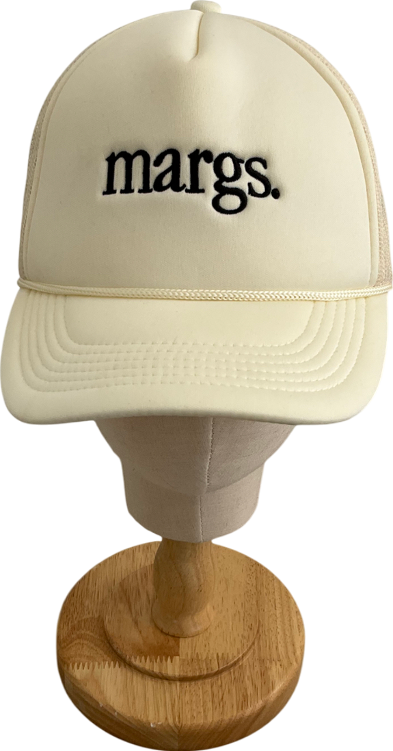 Motel Margarita Cream Margs Embroidered Cap One Size