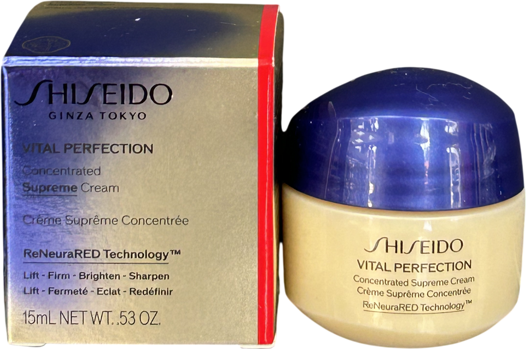 Shiseido Day And Night Creams Vital Perfection Concentrated Supreme Cream Travel Size 15ml