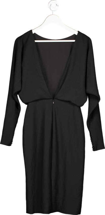 Black Crepe Dress UK 10