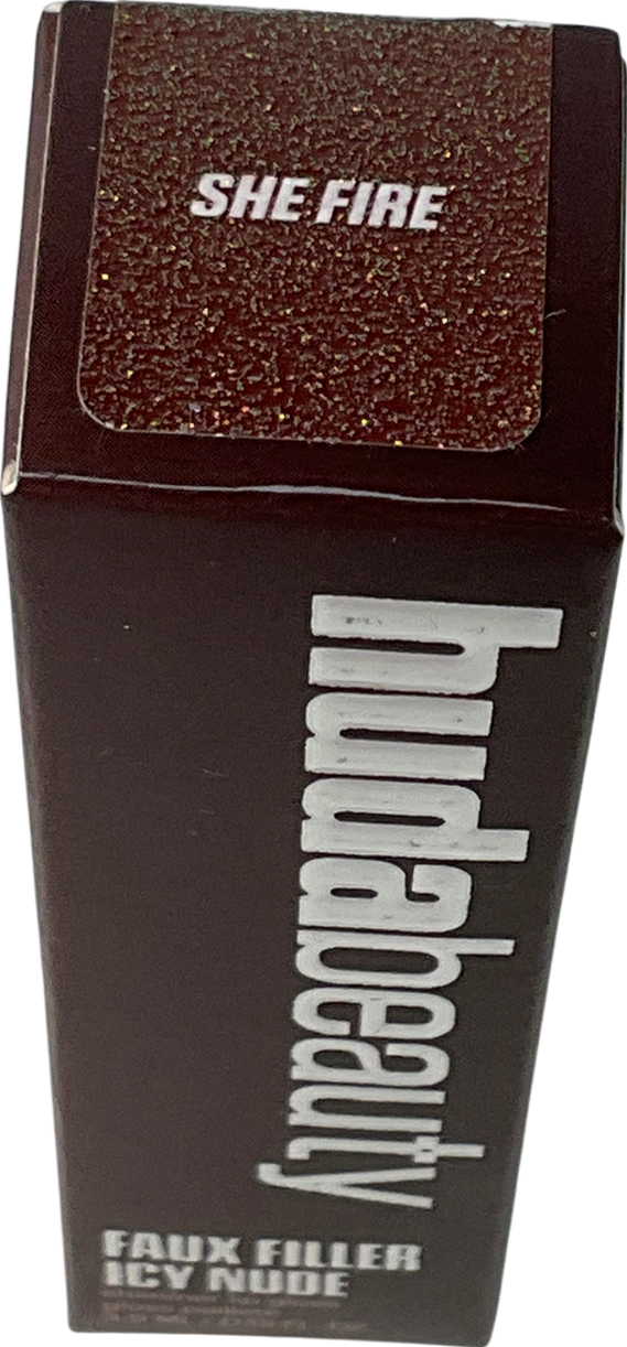 Huda Beauty Icy Nude Faux Filler Lip Gloss She Fire 3.9ml