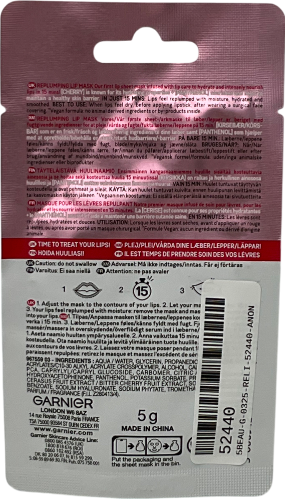 Garnier Dry Lip Treatment 5g