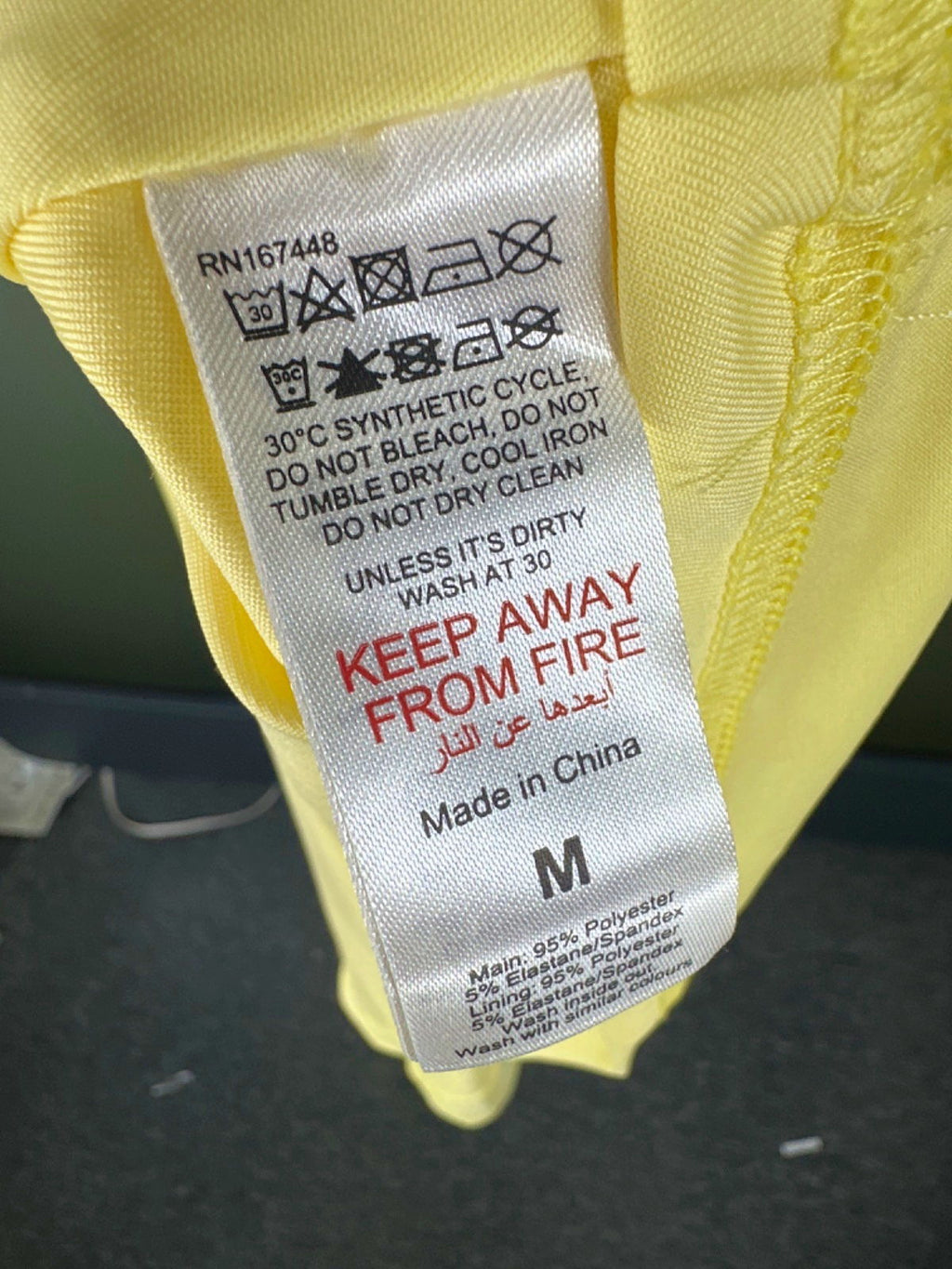 Karen Millen Yellow Cross-Back Midi Dress UK M