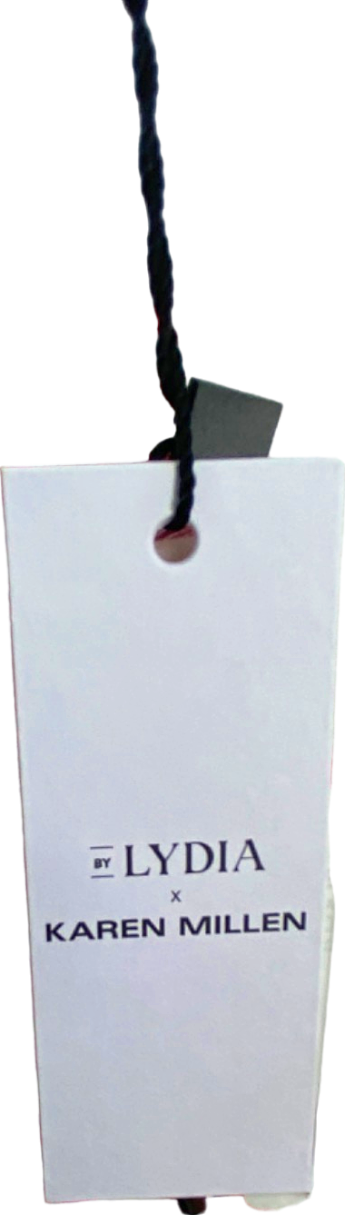 karen millen x lydia millen floral embroidered maxi dress UK 12