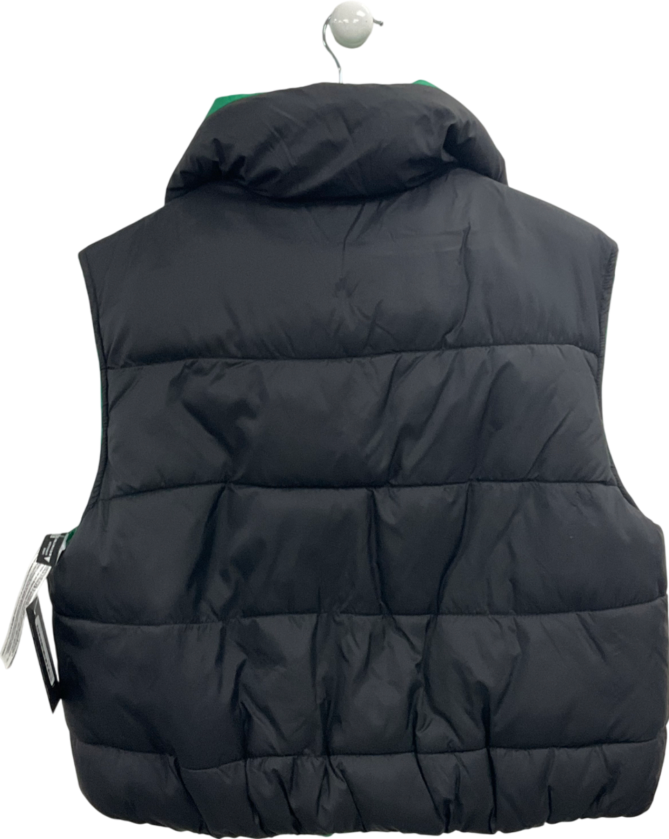 ZARA Black And Green Gilet UK M/L