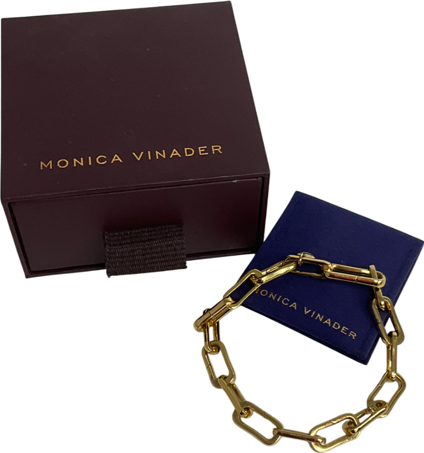 Monica Vinader Alta Capture Charm Bracelet 18k Gold Vermeil