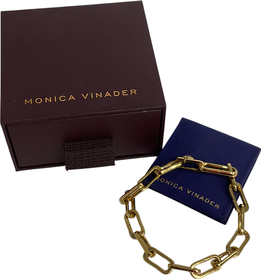 Monica Vinader Alta Capture Charm Bracelet 18k Gold Vermeil