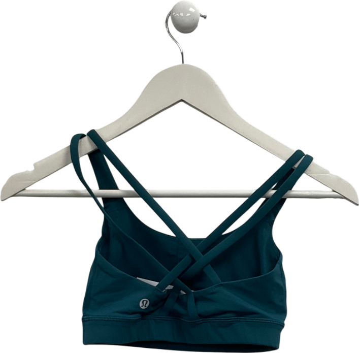Lululemon Green Energy Bra Medium Support UK S