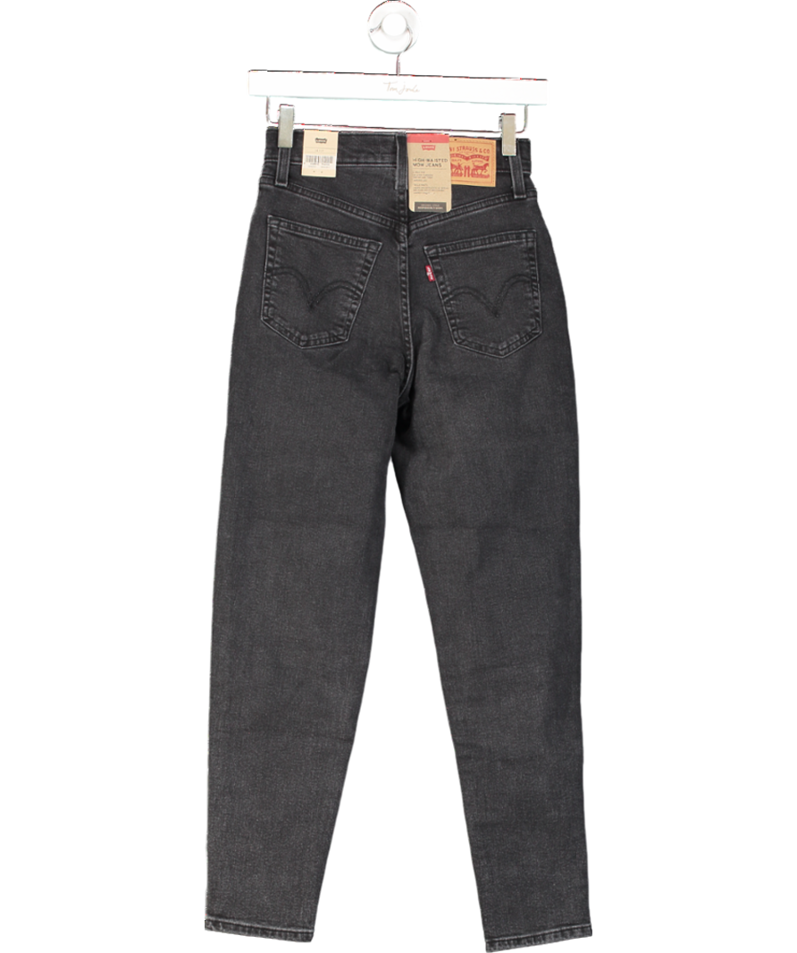 LEVI'S Vintage Black Wash High Waisted Mom Jeans L27 W24