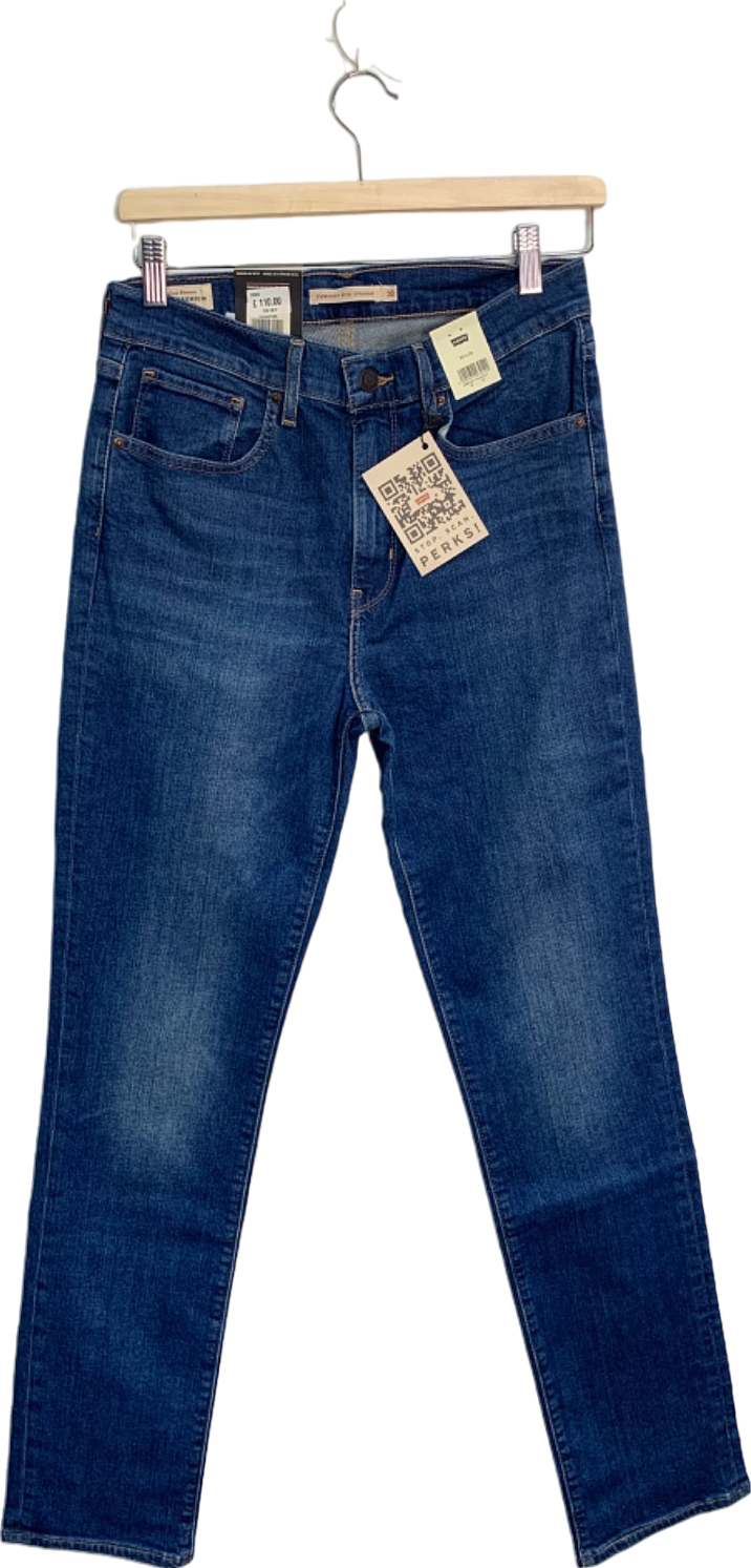 Levi's Blue 724 High-Rise Slim Straight Jeans 30x32