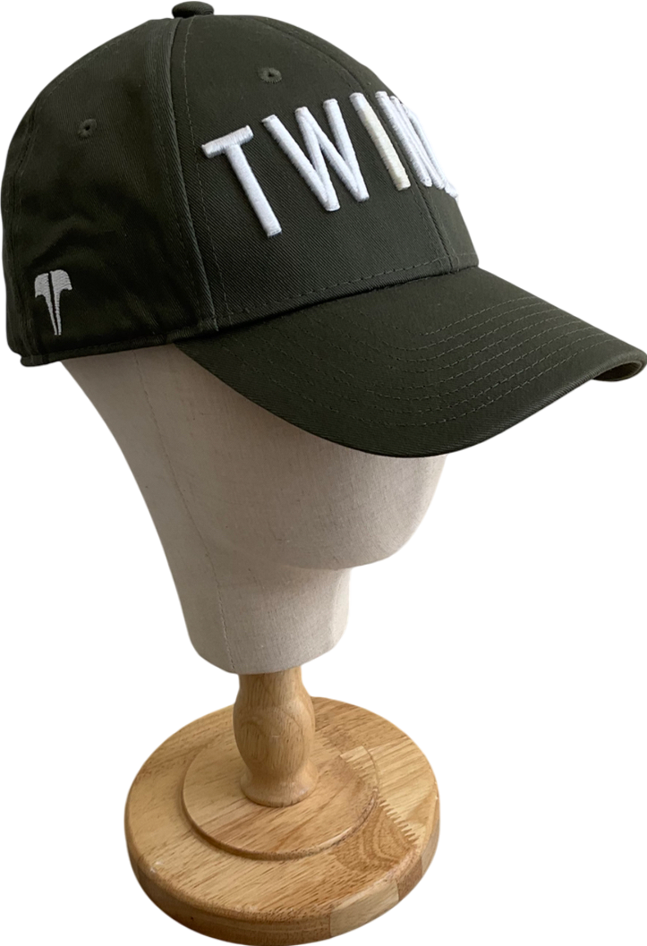 twinzz Green Embroidered Logo Baseball Cap One Size