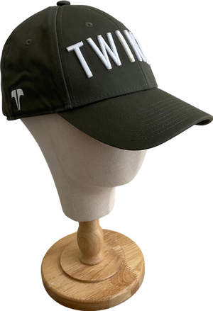 twinzz Green Embroidered Logo Baseball Cap One Size