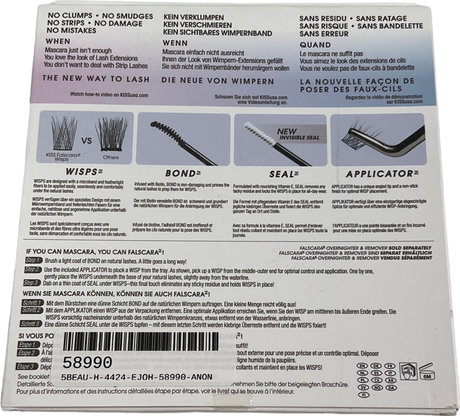 kiss Starter Kit Lashes 79838 One size