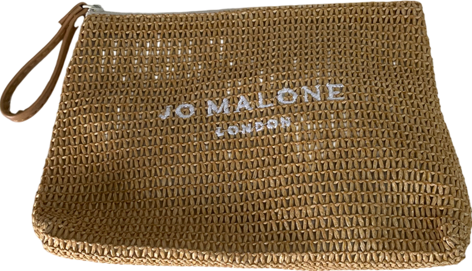 Jo Malone London Beige Rafia Makeup Pouch One Size