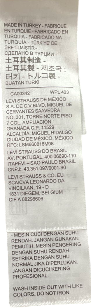 levis Beige Printed Logo T-shirt UK XL