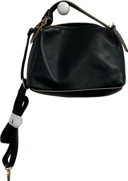 TU Black Faux Leather Knot Detail Cross Body Bag One Size