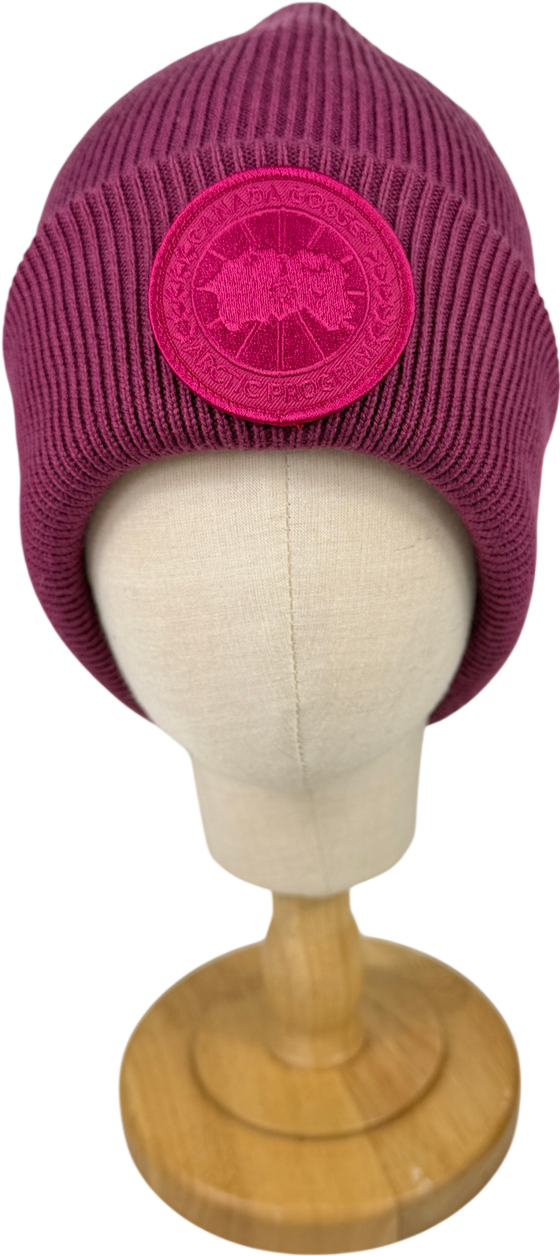 Canada Goose Arctic Toque Garment Dye Beanie Magenta