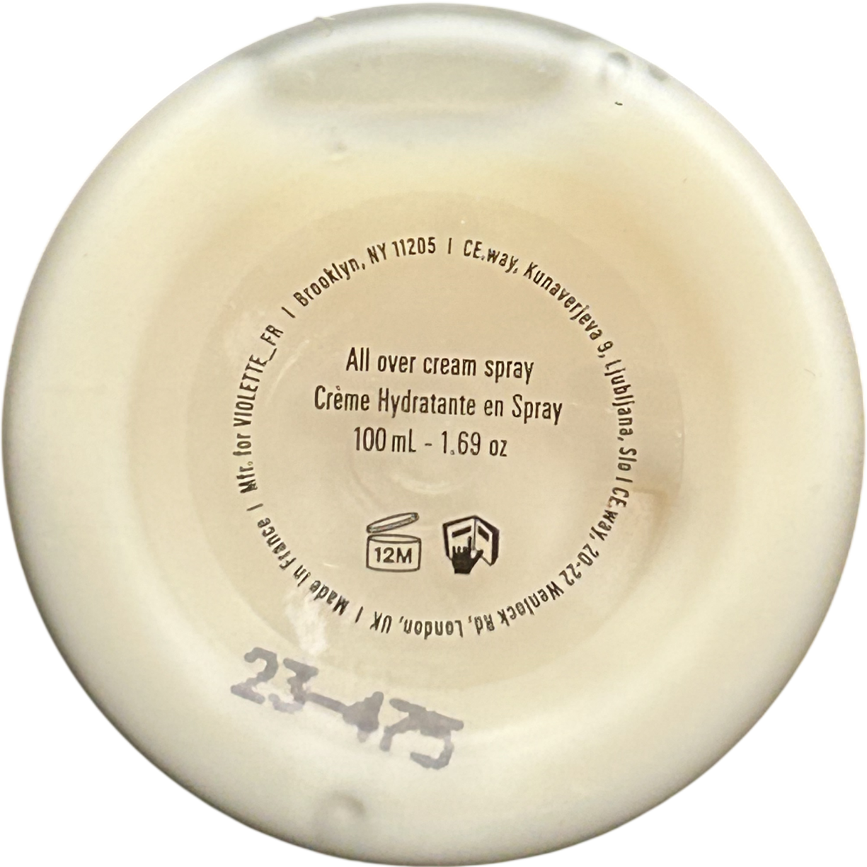 Violette FR 3-in-1 Skincare Spray Boum-boum Milk 100ml