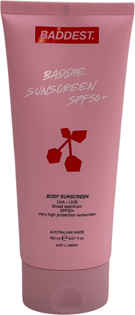 BADDEST Baddest Baddie Sunscreen Spf50+ 150ml