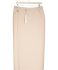 M&S Per Una Beige Pencil Skirt UK 14