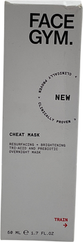 Face gym Mini - Cheat Mask Resurfacing + Brightening Tri-acid And Prebiotic Overnight Mask 50ml