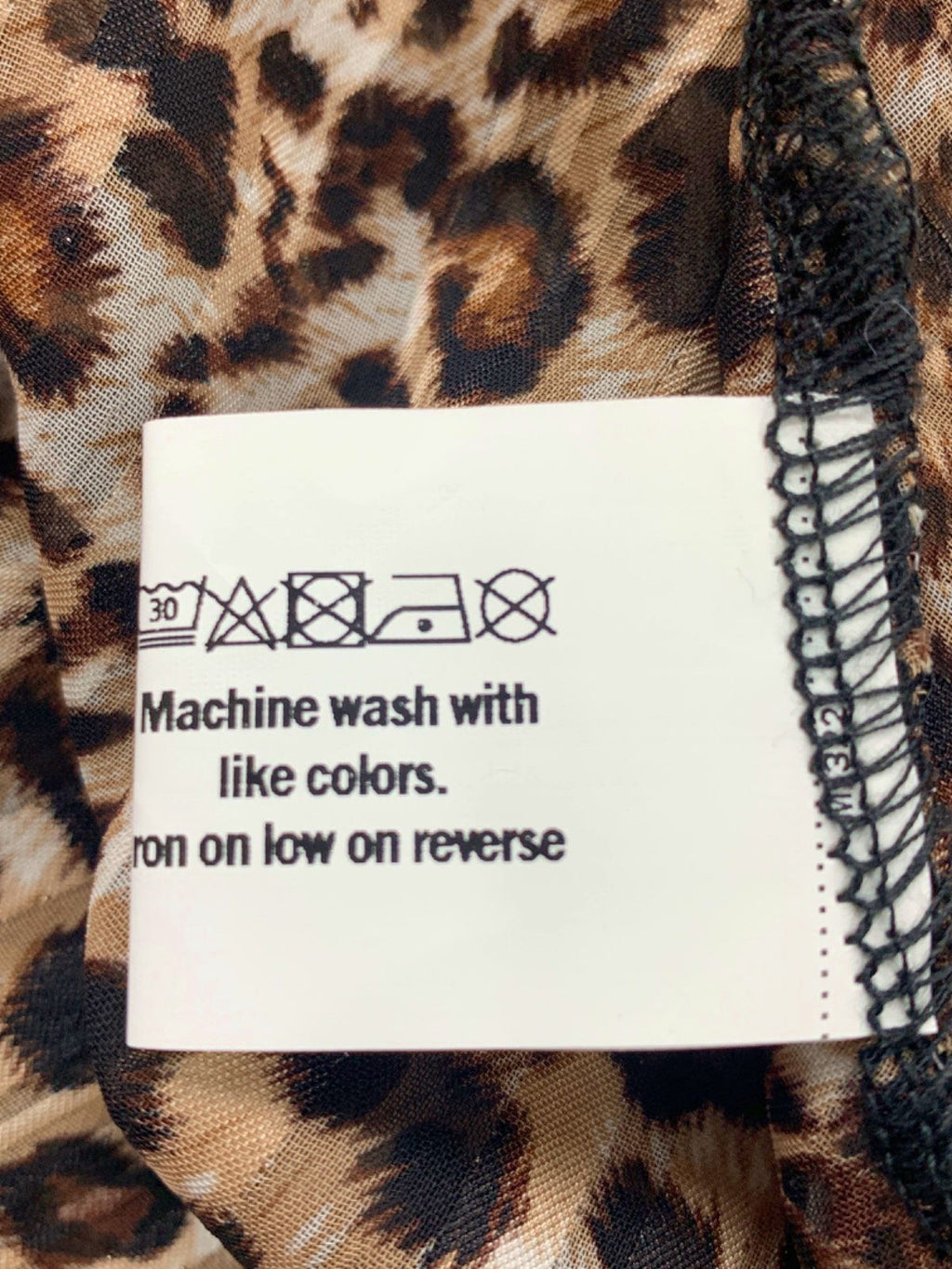 Lola Rae Brown Leopard Print Skirt UK S/M