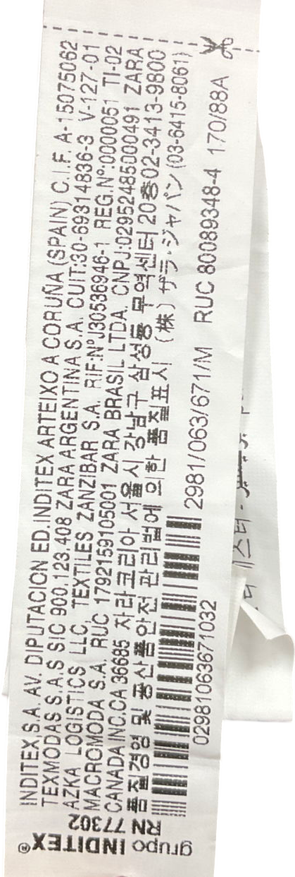 ZARA Red Linen Blend Blazer UK M