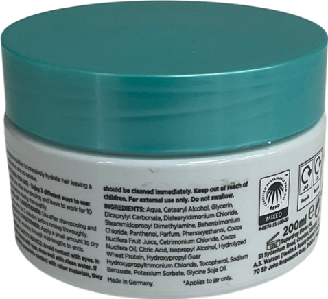 Superdrug Hydrate & Shine Hair Mask With Coconut Water 200ml