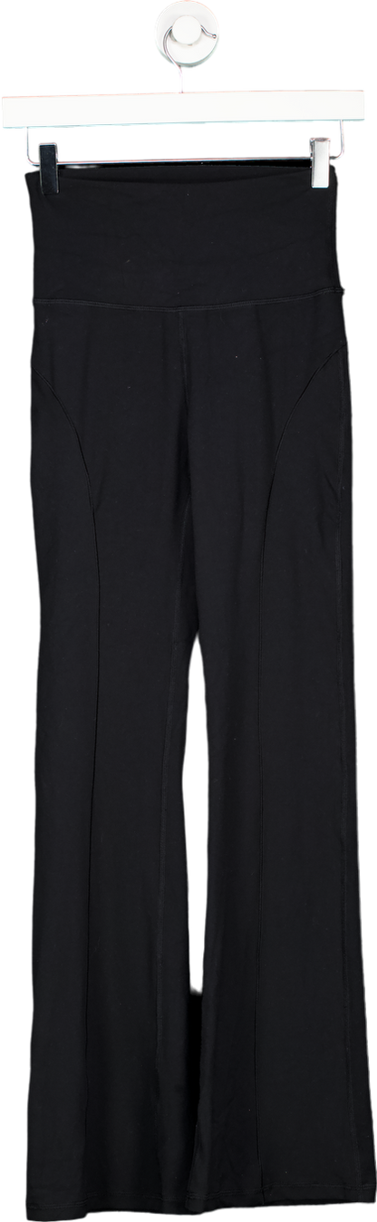 Shein Black FeatherFit  High-Waisted Trousers UK XS