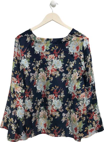 Uterqüe Multicolour Floral Print Blouse UK S