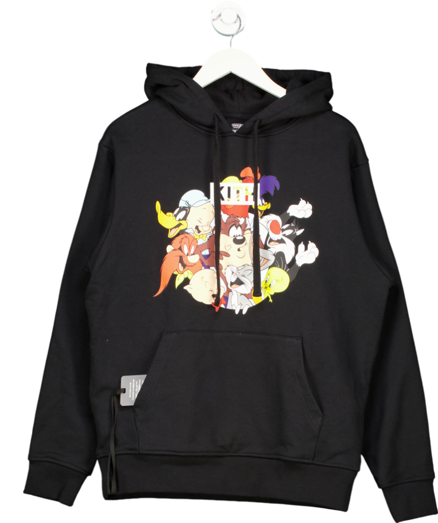 Kith Black Looney Tunes Merrie Melodies Vintage Hoodie UK M