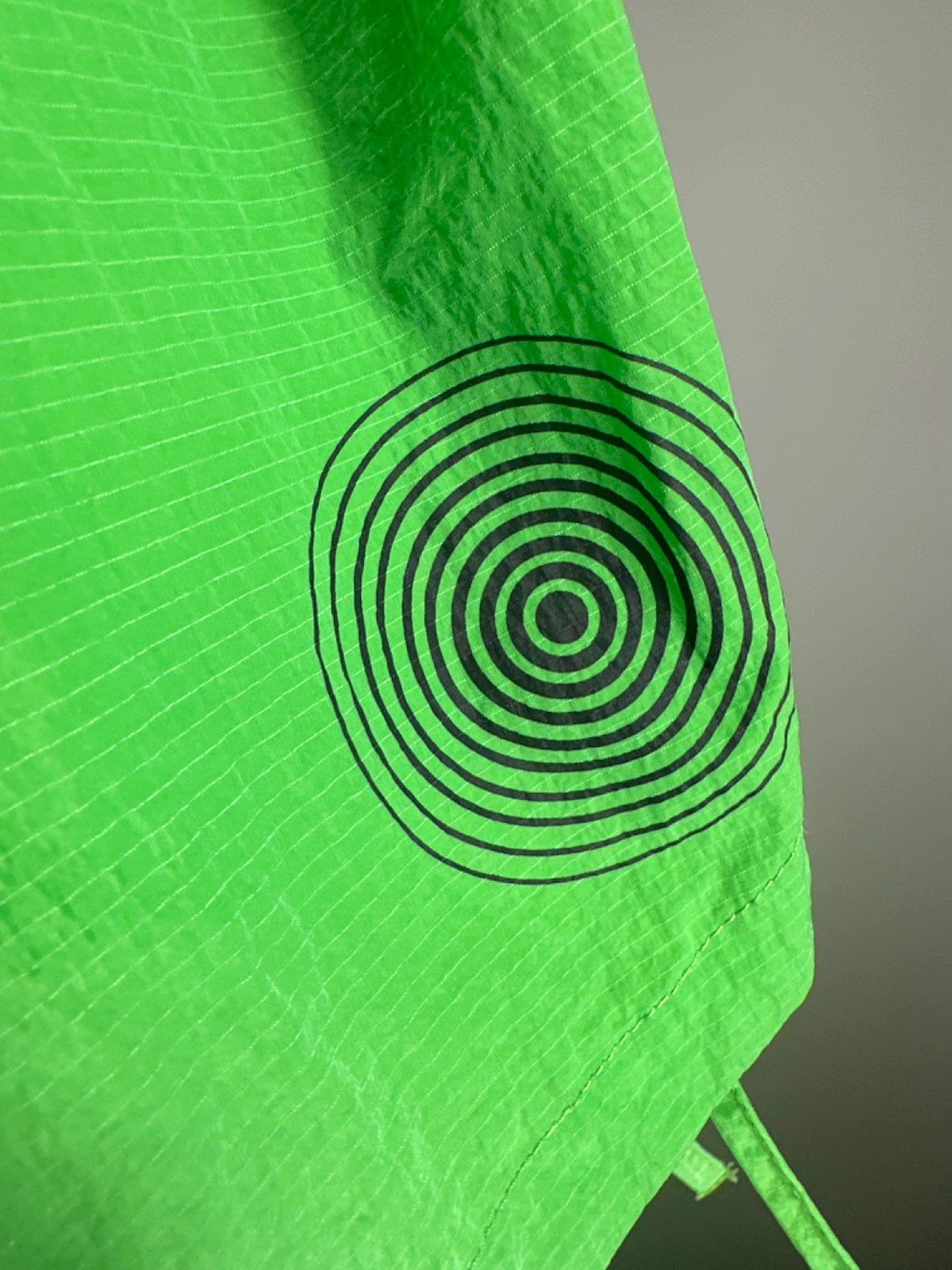 Ganni Green Recycled Polyamide Shorts UK XL