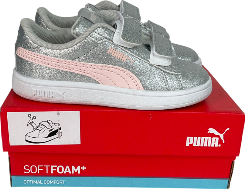 Puma Metallic 3.0 Glit Glam Trainers Infant UK 8 EU 41 👠