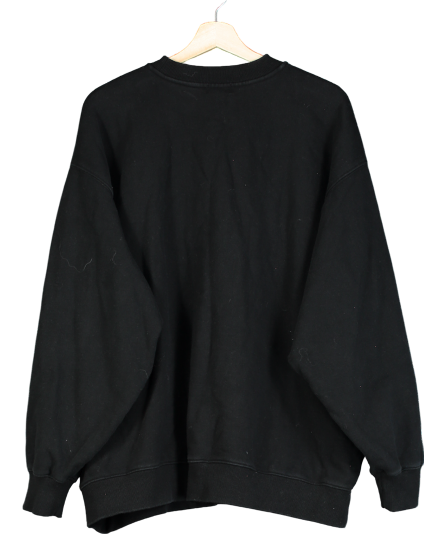 SKIMS Black Relaxed Crewneck UK XL