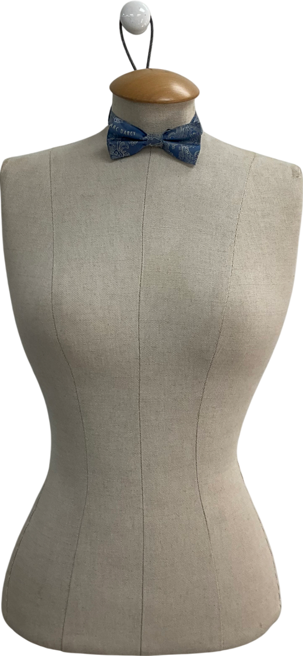 Marc Darcy Blue Paisley Bow Tie One Size