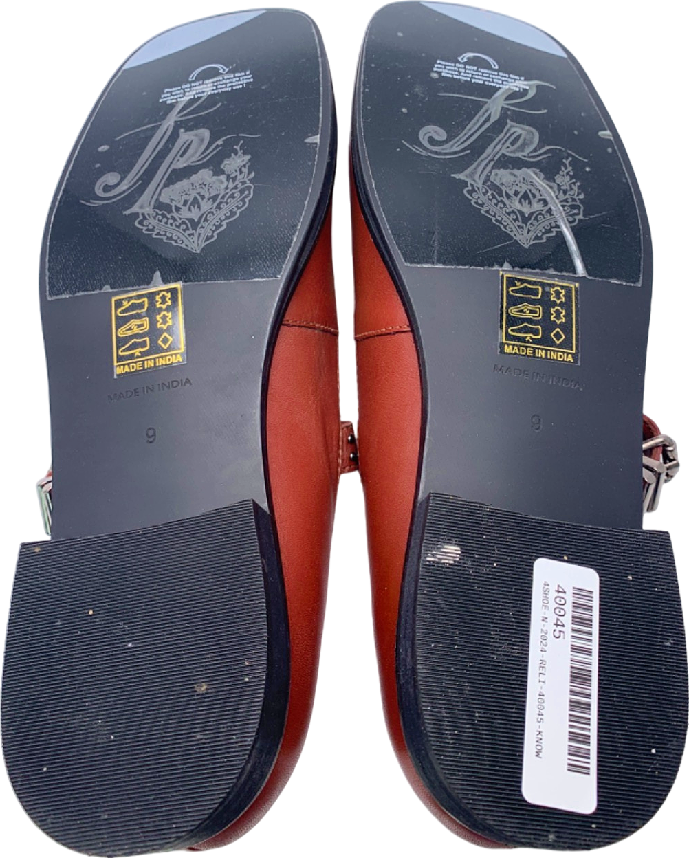 Free People Red Mary Jane Flat Shoes UK 7