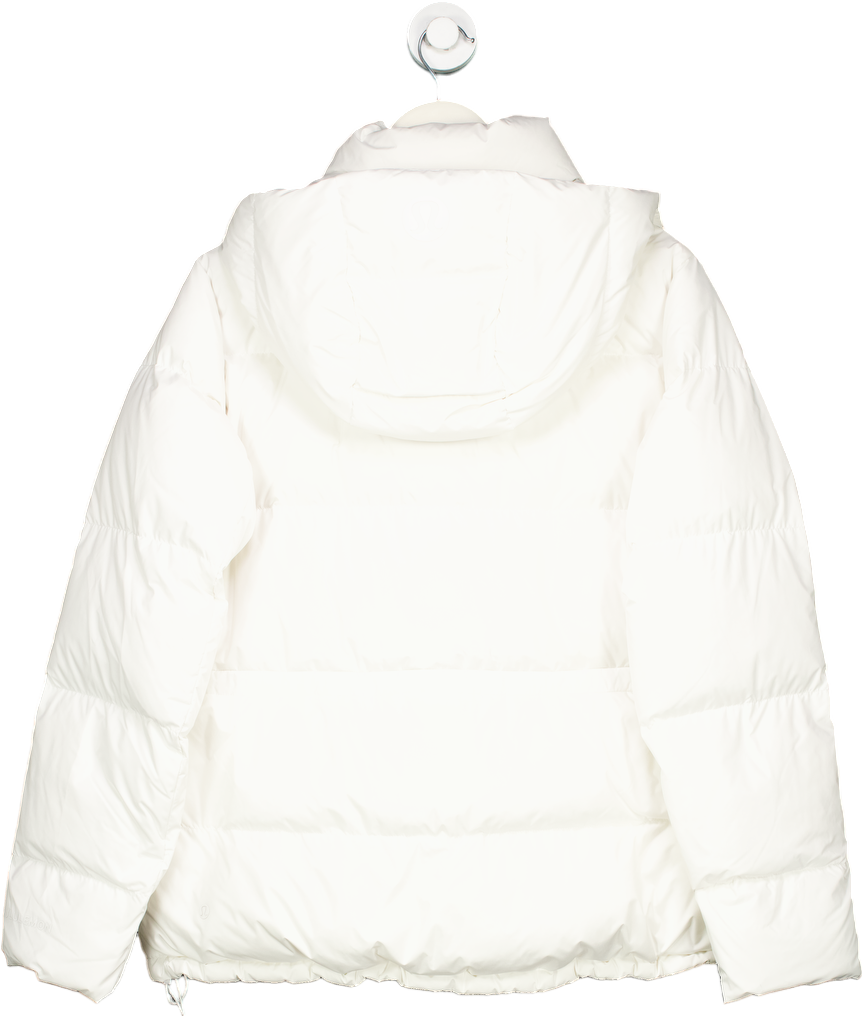 Lululemon White Wonder Puff Jacket UK 8