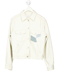 Étoile Isabel Marant Cream Lindya Patchwork Jeans Jacket UK M
