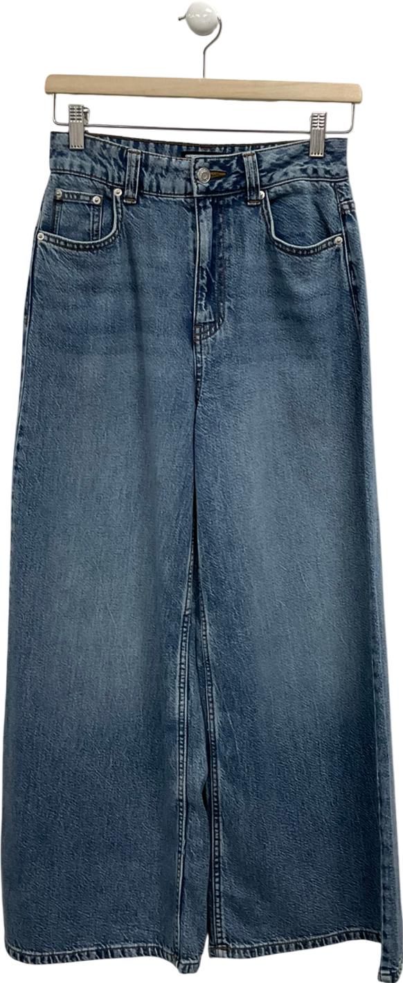 ASOS Blue High Waist Super Wide Leg Jeans W25