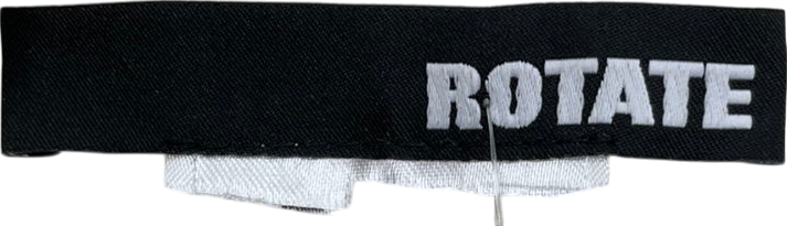 Rotate Cream 2-piece Pointelle Top & Leggings Lounge set UK S