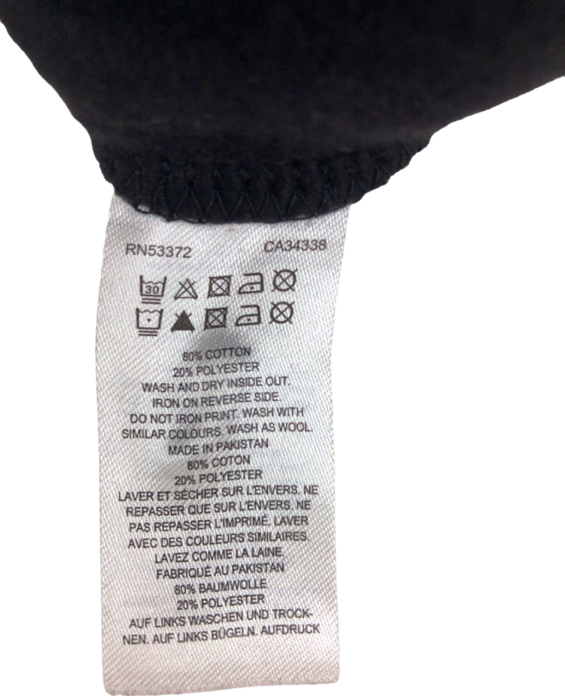 French Connection Black FC Sweat Dress XS UK Size