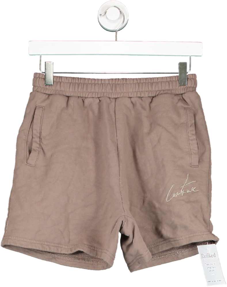The Couture Club Brown High Waisted Shorts UK S