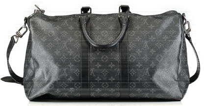 Louis Vuitton Black Keepall Bandoulière 45 Weekend Bag