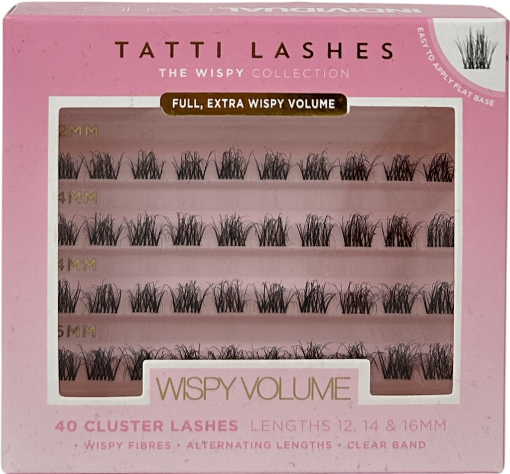 Tatti Lashes Wispy Cluster Lashes Wispy Volume 40 cluster lashes